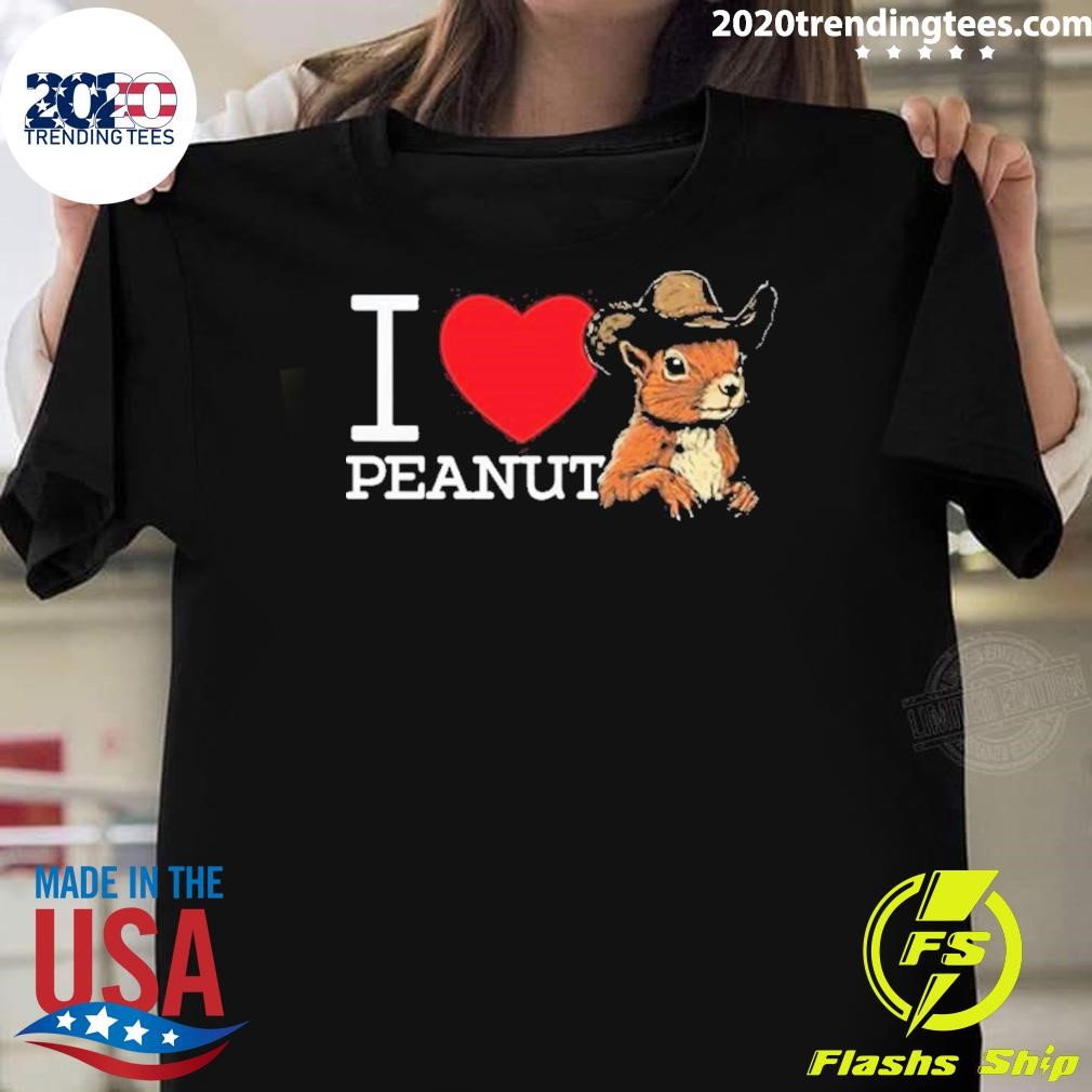 Original I Heart Peanut 2024 T-shirt