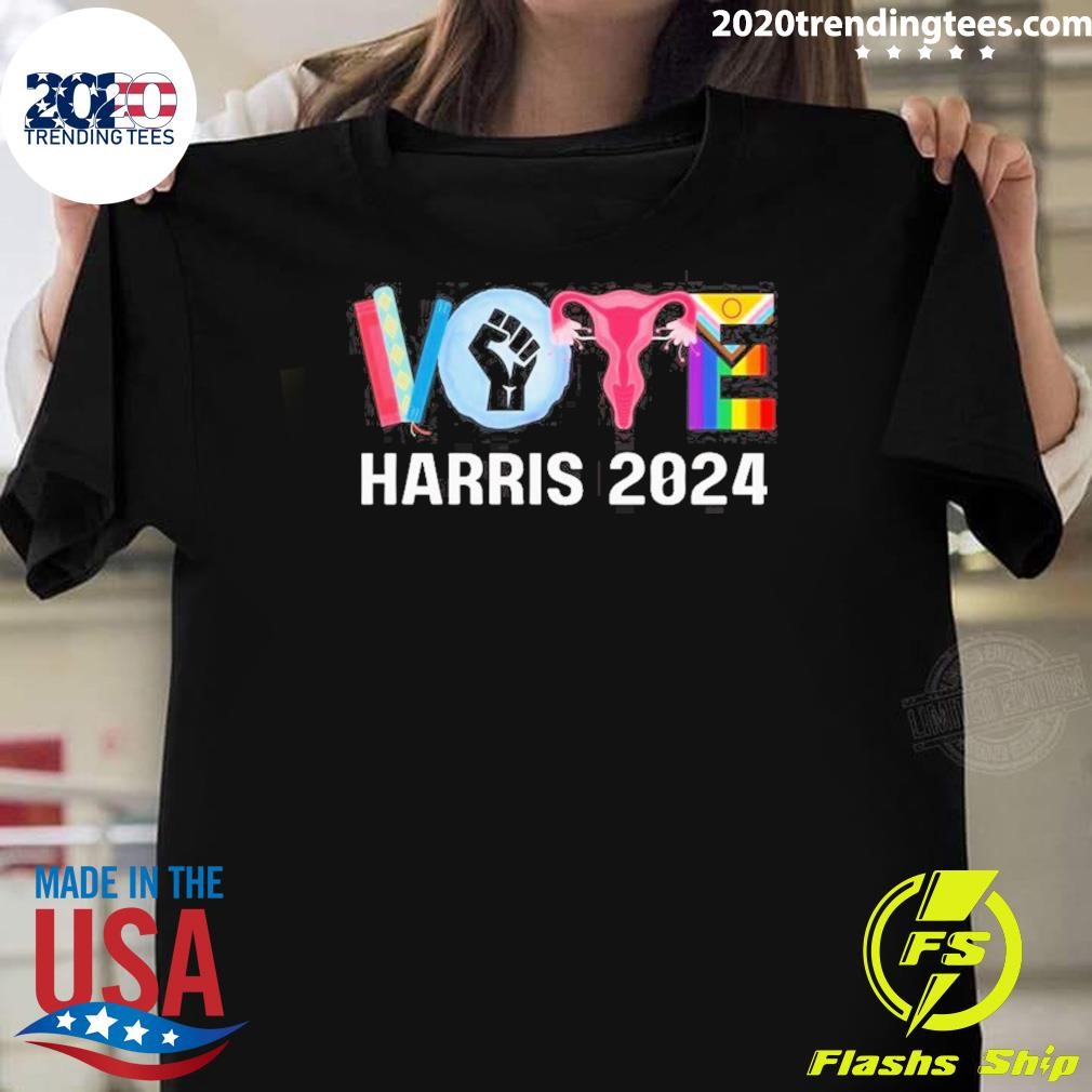 Original Kamala Harris 2024 Vote Reproductive Lgbt Rights T-shirt