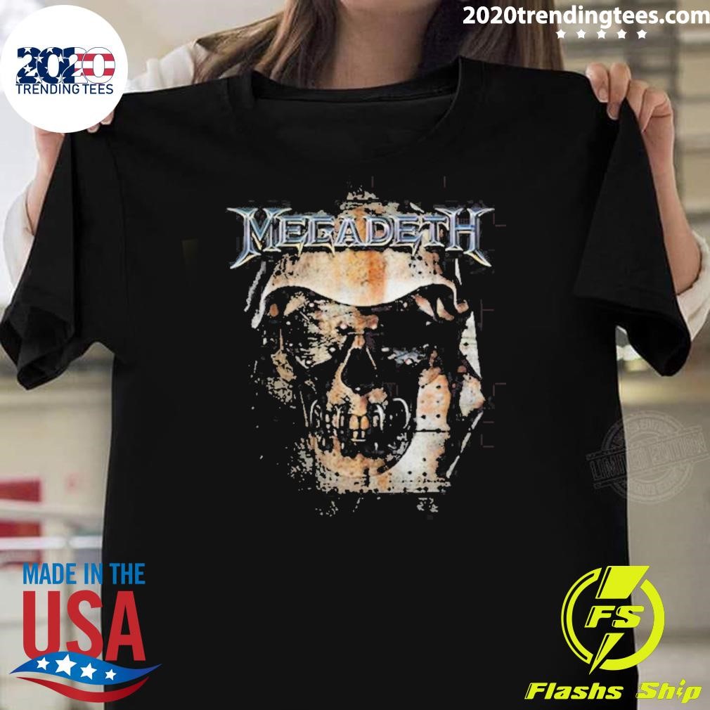 Original Megadeth Ripped Vic 2024 T-shirt