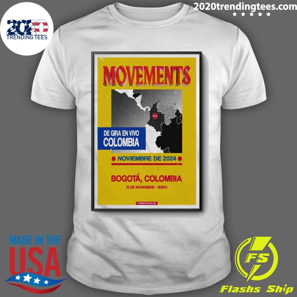 Original Movements November 15, 2024 Bogota Colombia Event T-shirt