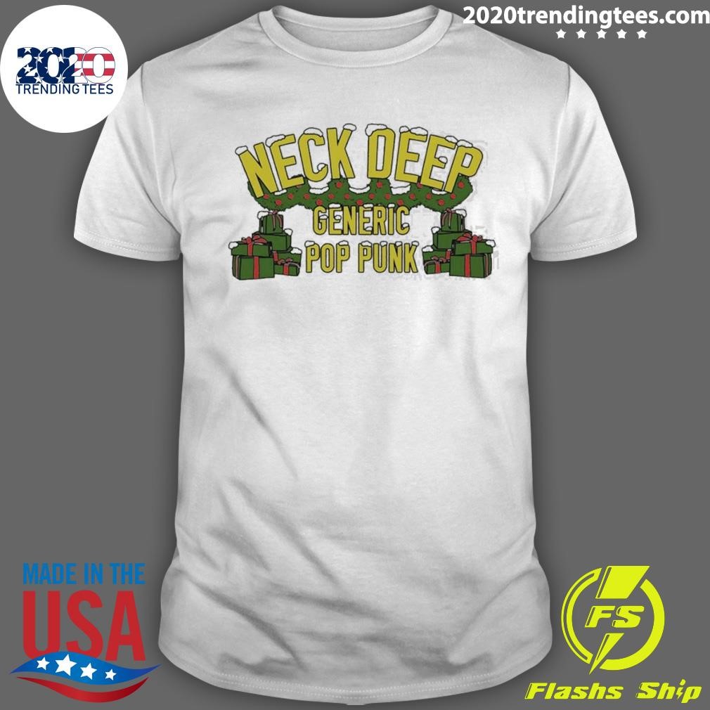 Original Neck Deep Generic Pop Punk Christmas Edition T-shirt