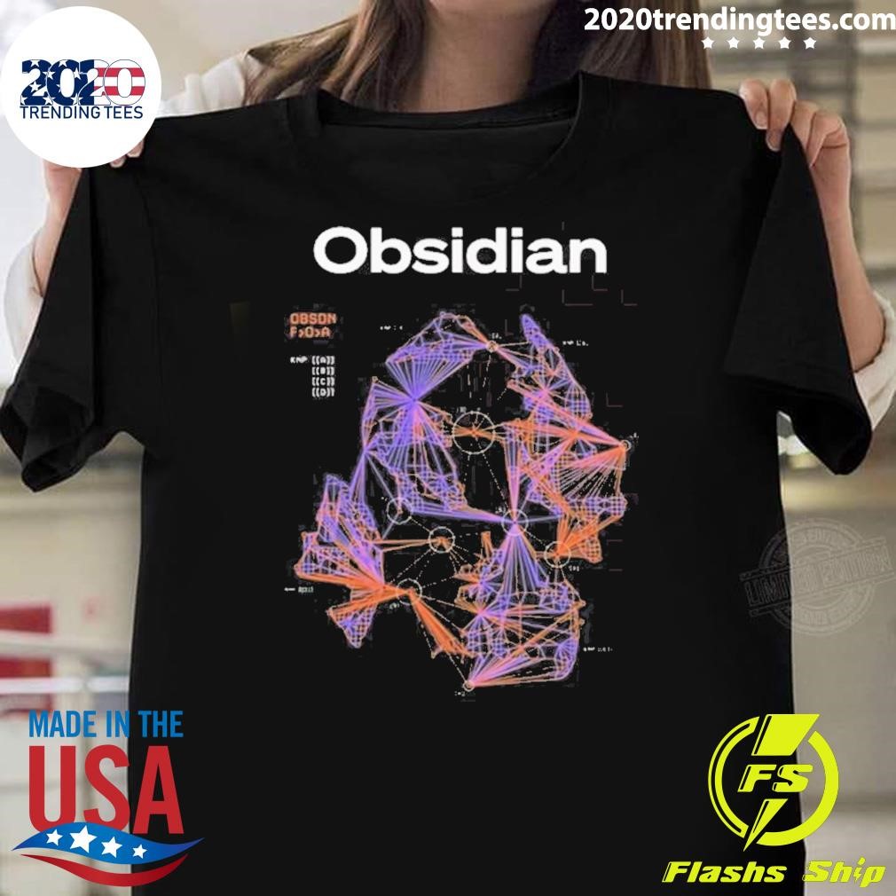 Original Obsidian Band Fractal 2024 T-Shirt