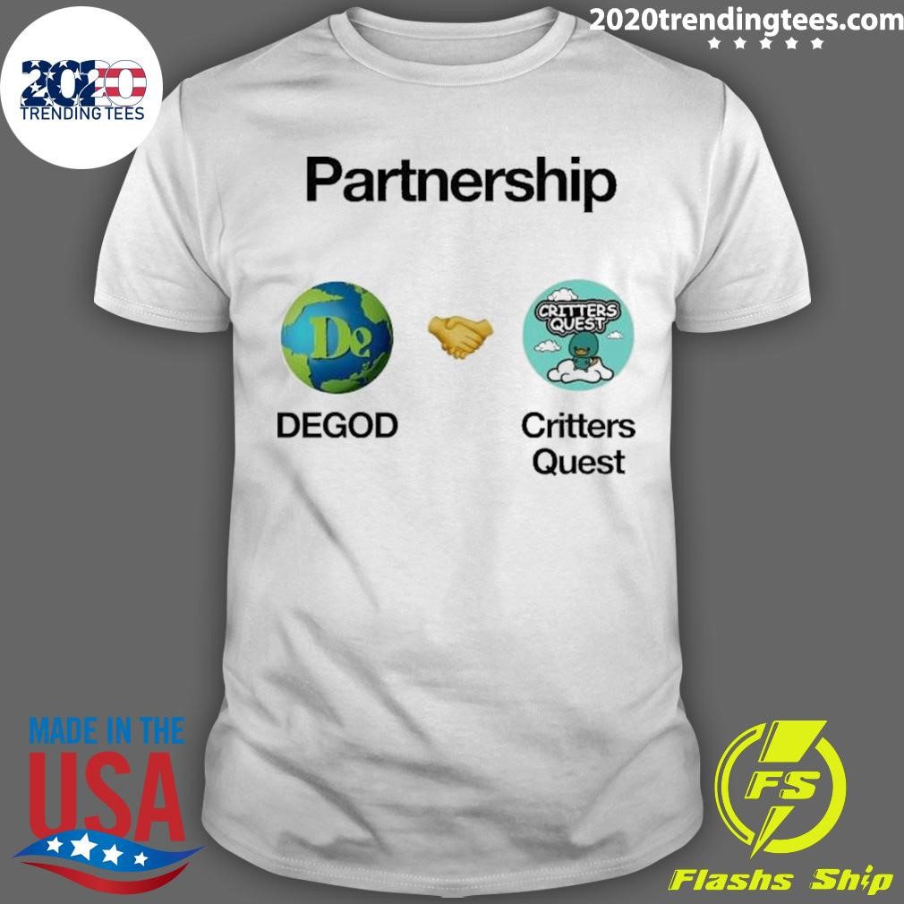 Original Partnership Degod Critters Quest 2024 T-Shirt