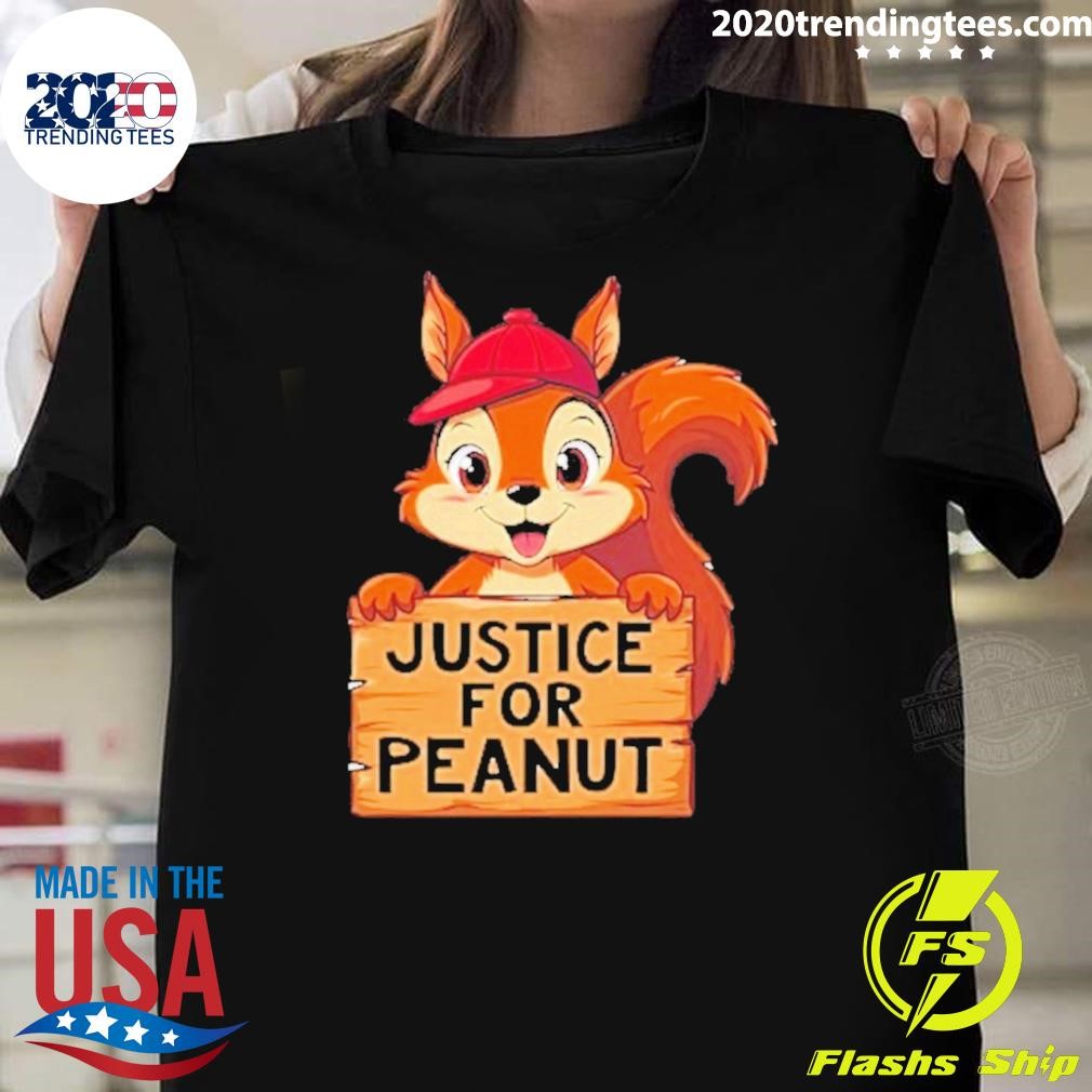 Original P’nut the squirrel Justise for P’nut 2024 T-shirt