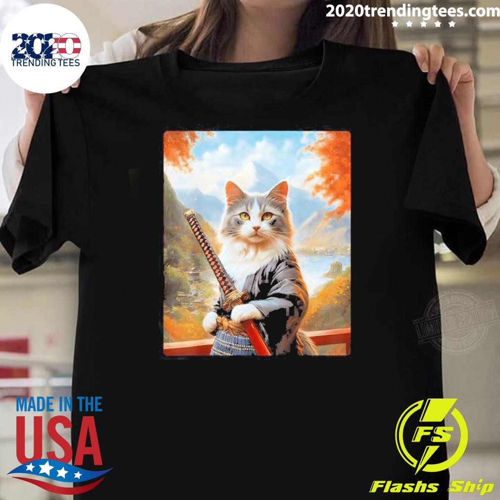 Original Samurai Cat 2024 T-shirt