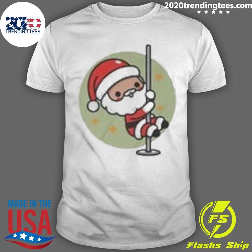 Original Santa Pole Dance Merry Christmas T-shirt