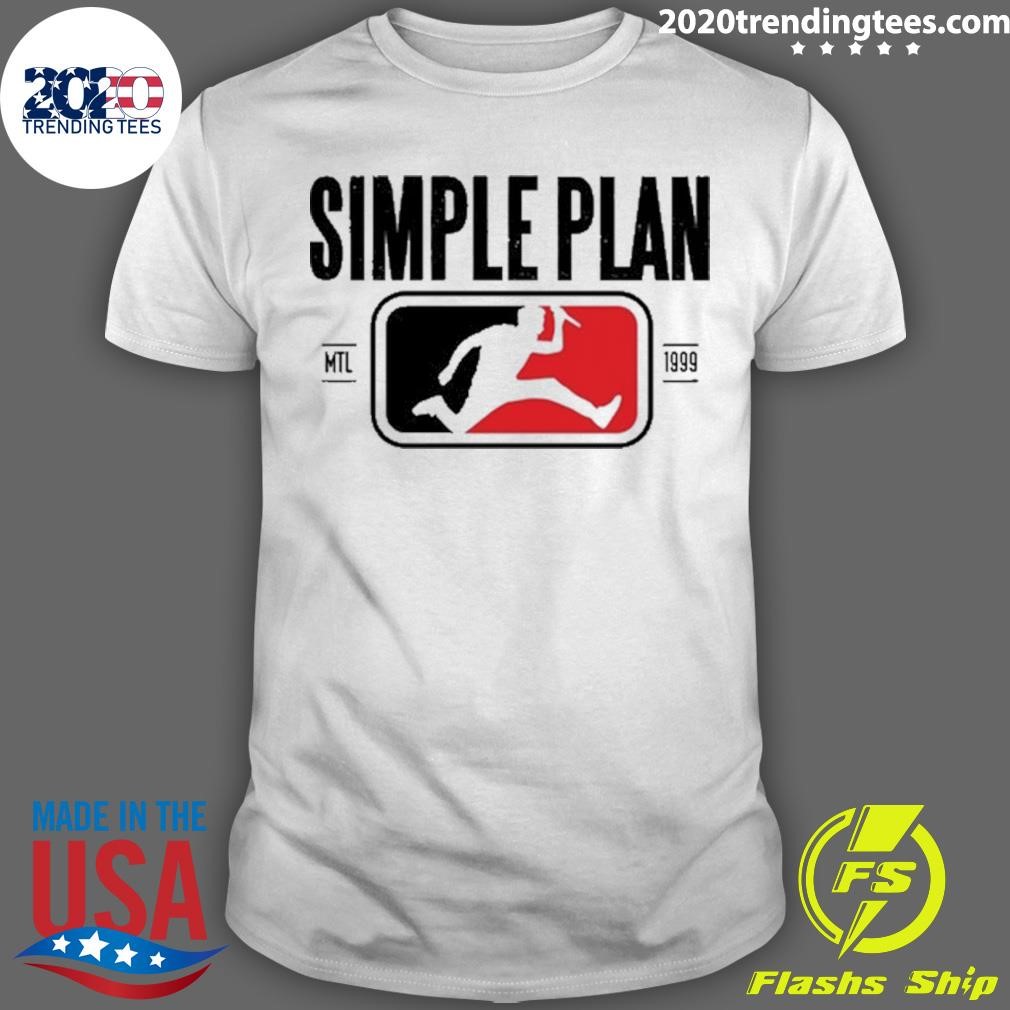 Original Simple Plan Sp Style Logo Raglan T-shirt