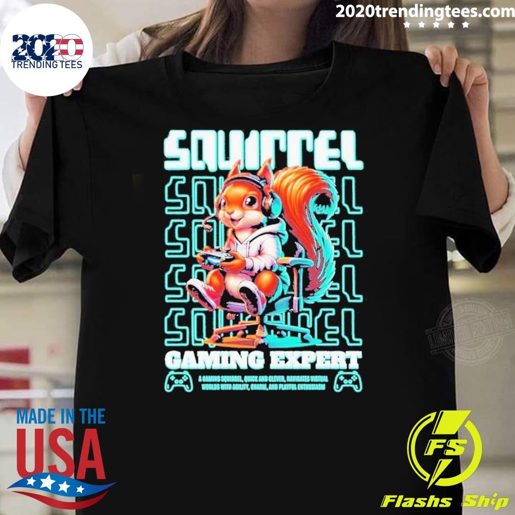 Original Squirrel Gaming Expert 2024 T-shirt