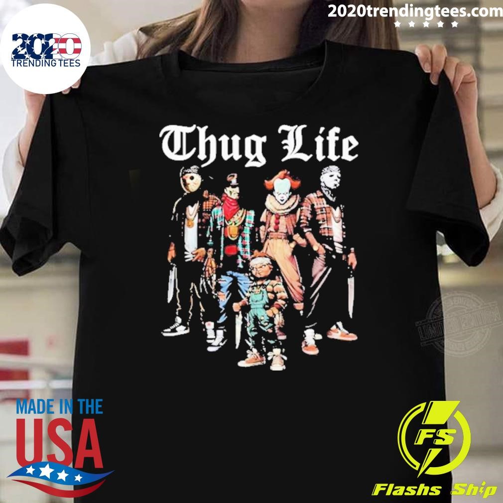 Original Thug Life Horror Character Movie 2024 T-shirt