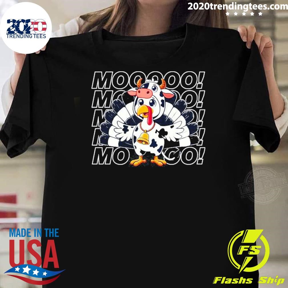 Original Turkey Moo Thanksgiving 2024 T-shirt