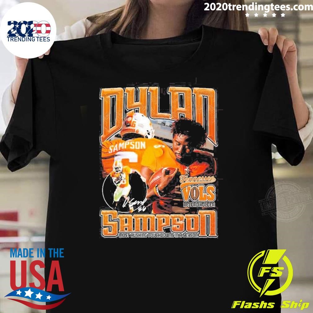 Original Vols Dylan Sampson Most Rushing Touchdowns In A Season T-shirt