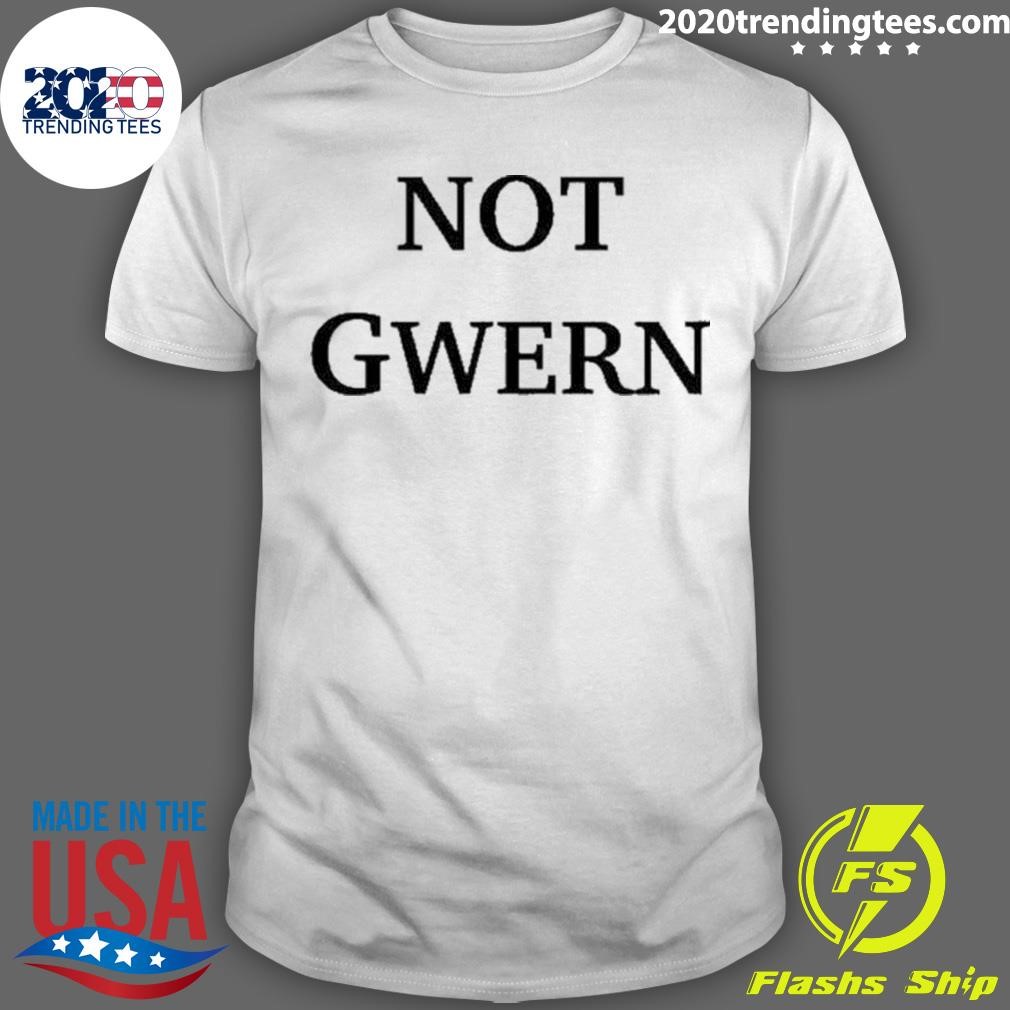 Premium Chris Painter Wearing Not Gwern T-shirt