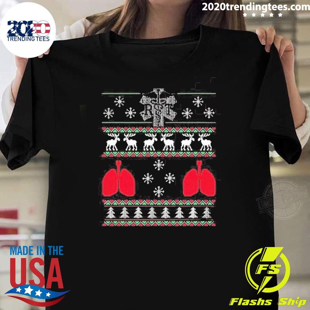 Premium Christmas Xmas Respiratory Therapist Rt 2024 T-shirt