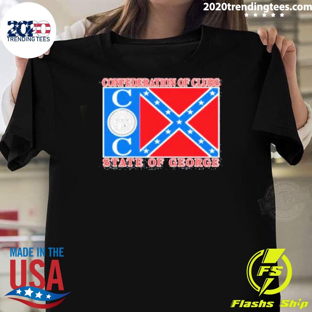 Premium Confederation Of Clubs State Of George 2024 T-shirt