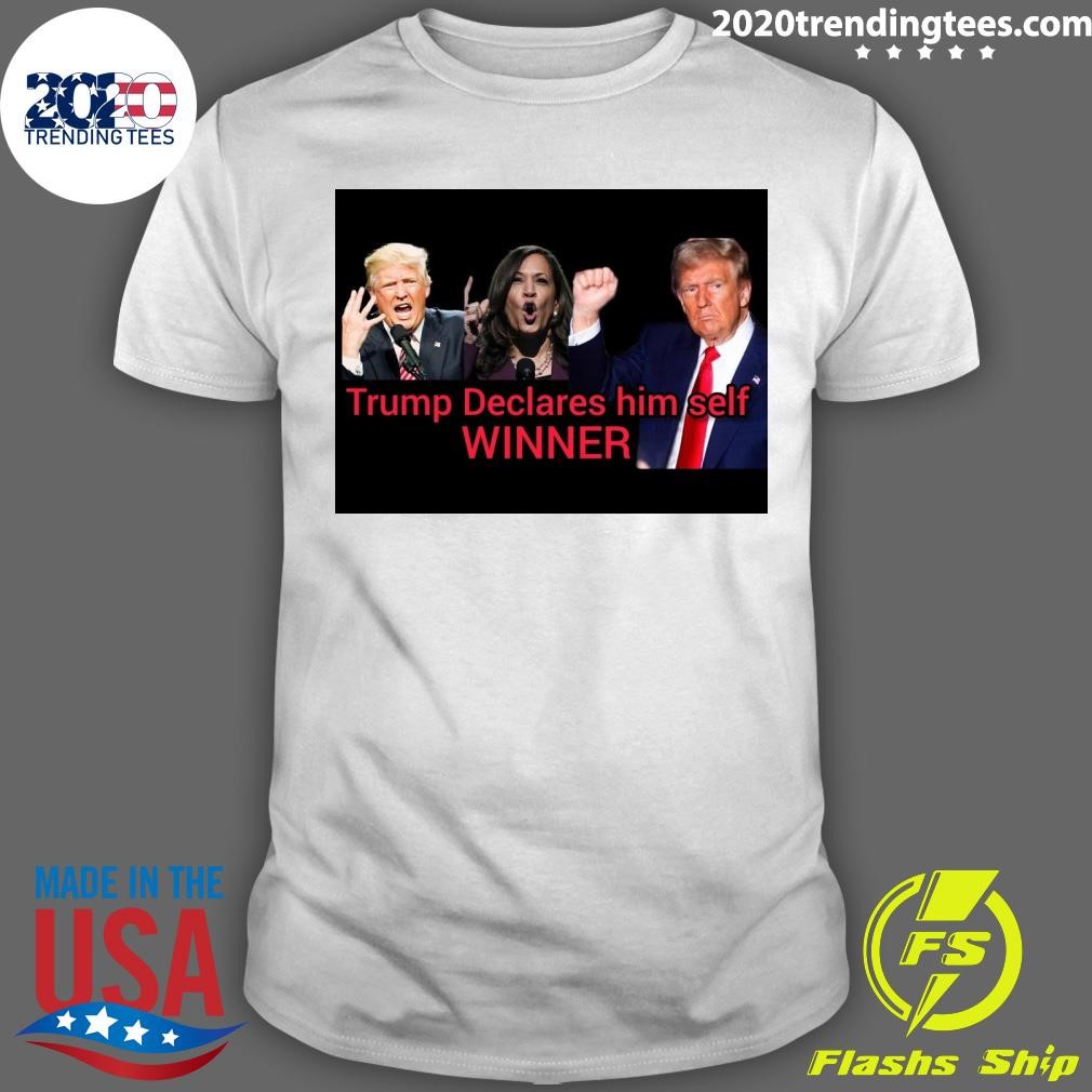 Premium Donald Trump Declares Him Self Winner 2024 Shirt