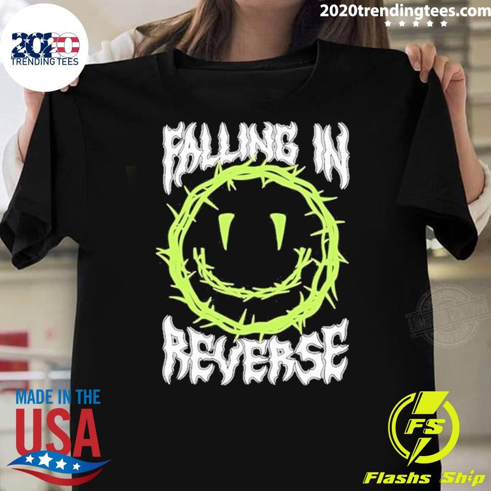 Premium Falling In Reverse Smiley Thorns T-shirt