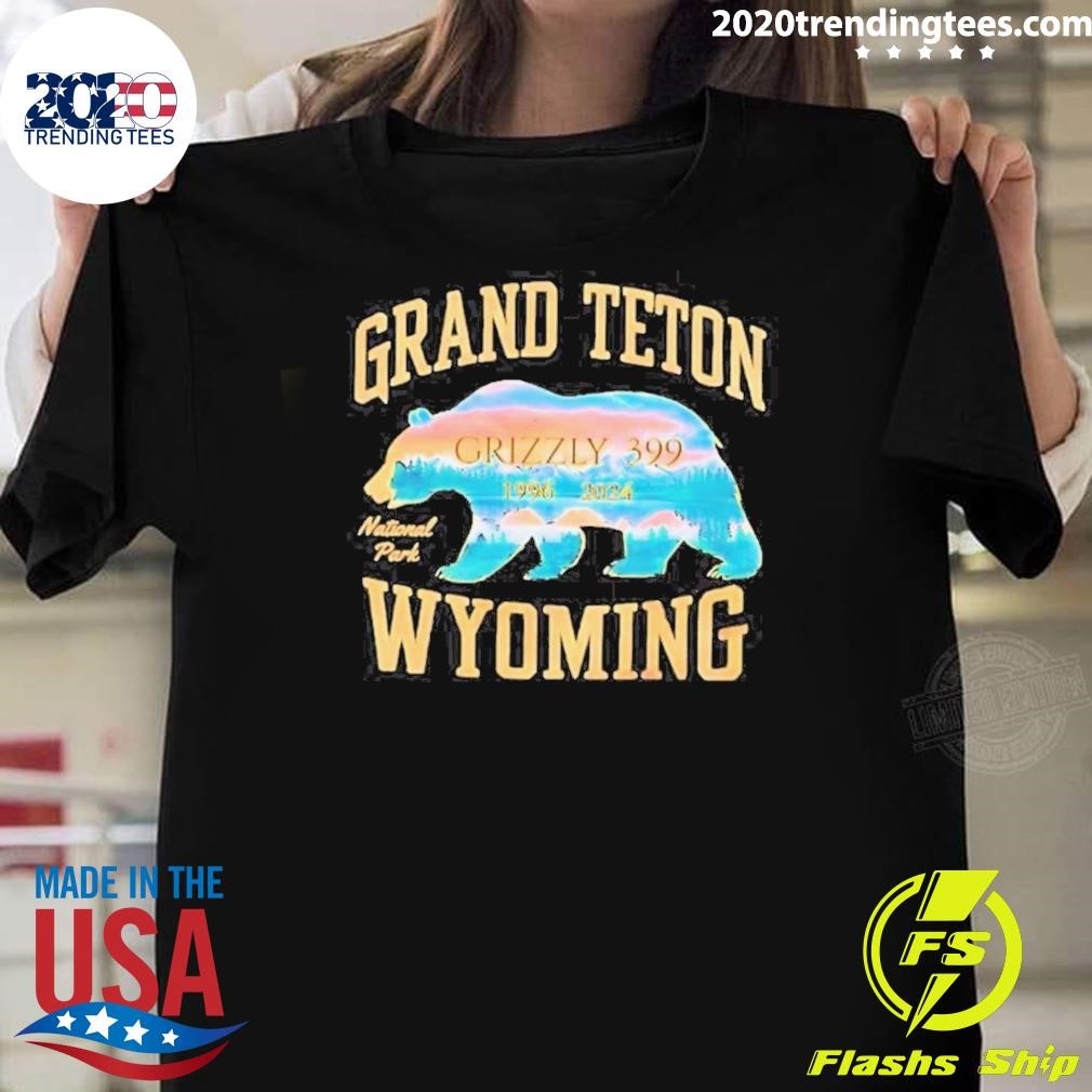 Premium Grizzly 399 Grand Teton Wyoming 2024 T-shirt