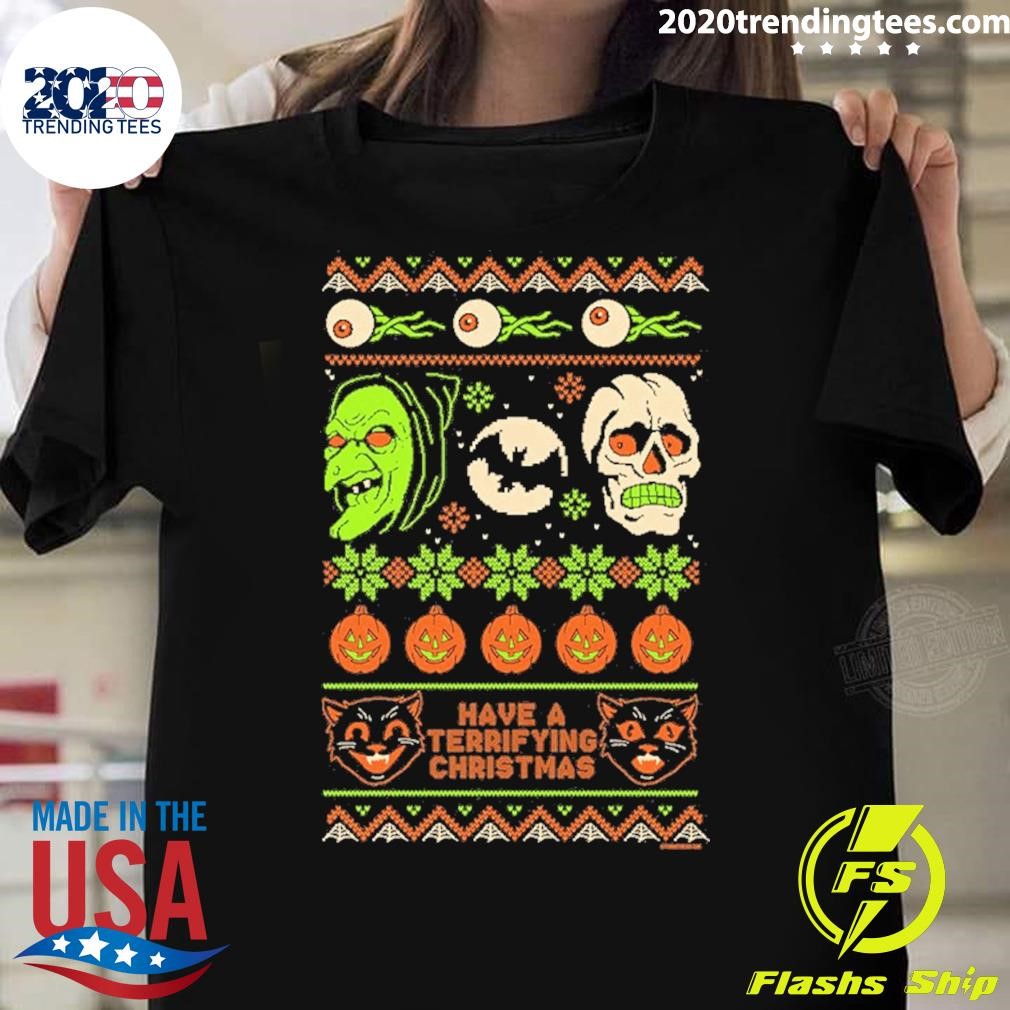 Premium Have A Terrifying Christmas 2024 T-shirt