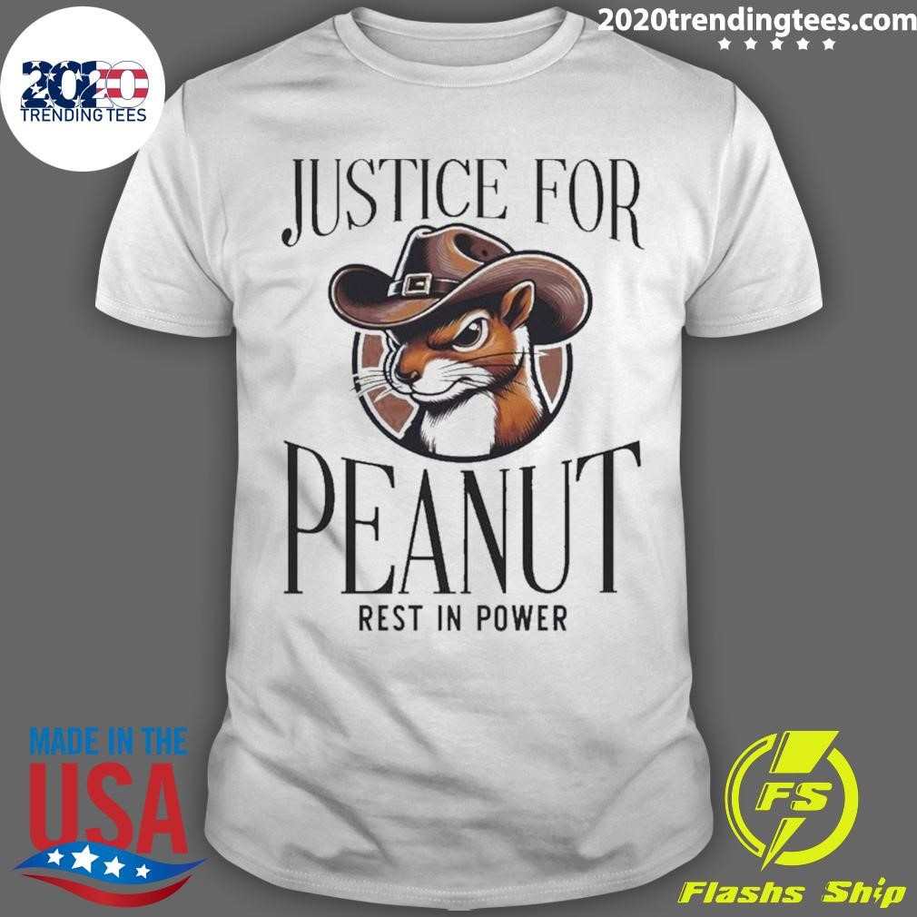 Premium Justice For Peanut Rest In Power 2024 T-shirt