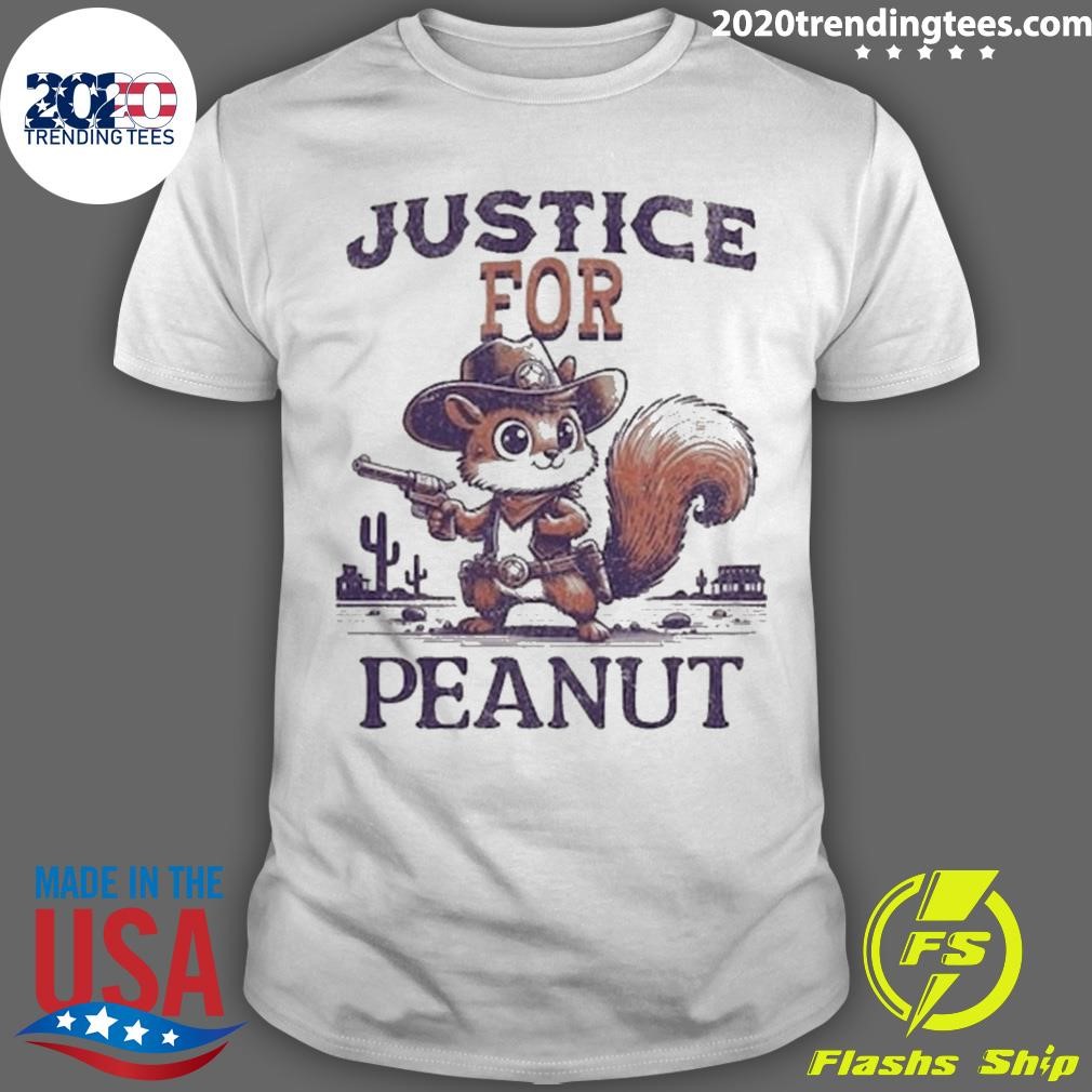 Premium Justice for Peanut Peanut the Squirrel 2024 T-shirt