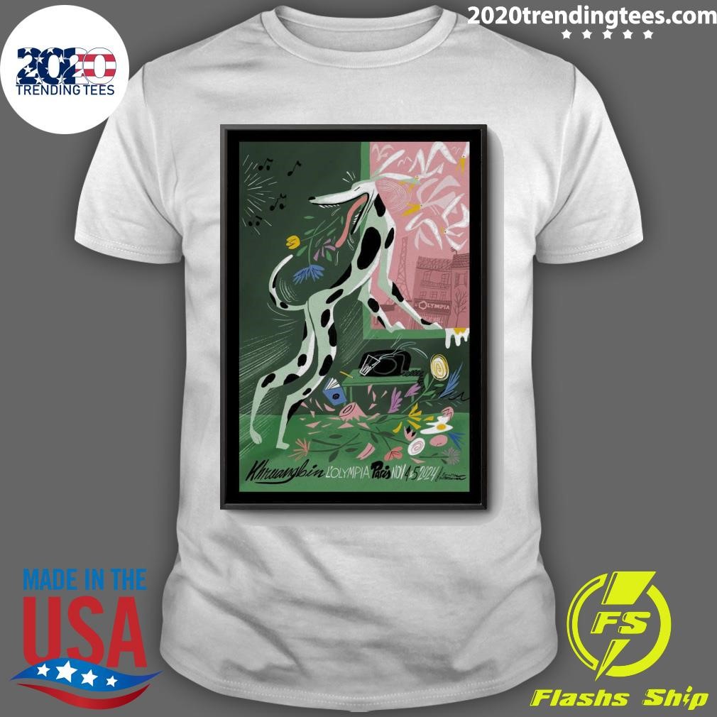 Premium Khruangbin Nov 4-5 2024 In Paris France Show T-shirt