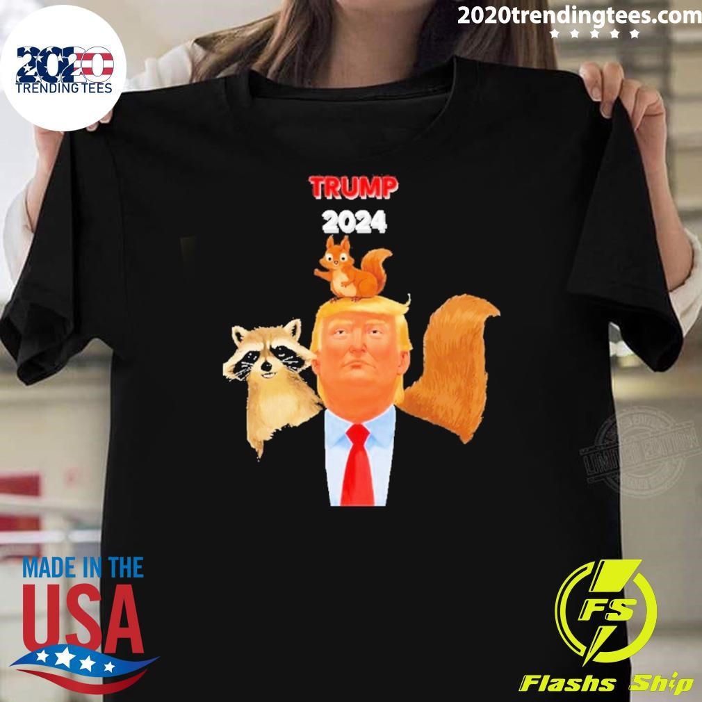 Premium Peanut The Squirrel and Racoon The Fred Trump 2024 T-shirt