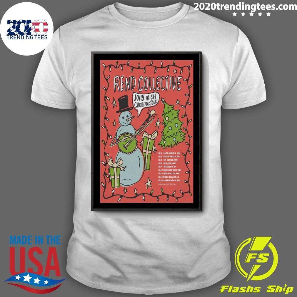 Premium Rend Collective Poster Jolly Irish Christmas Tour 2024 T-shirt