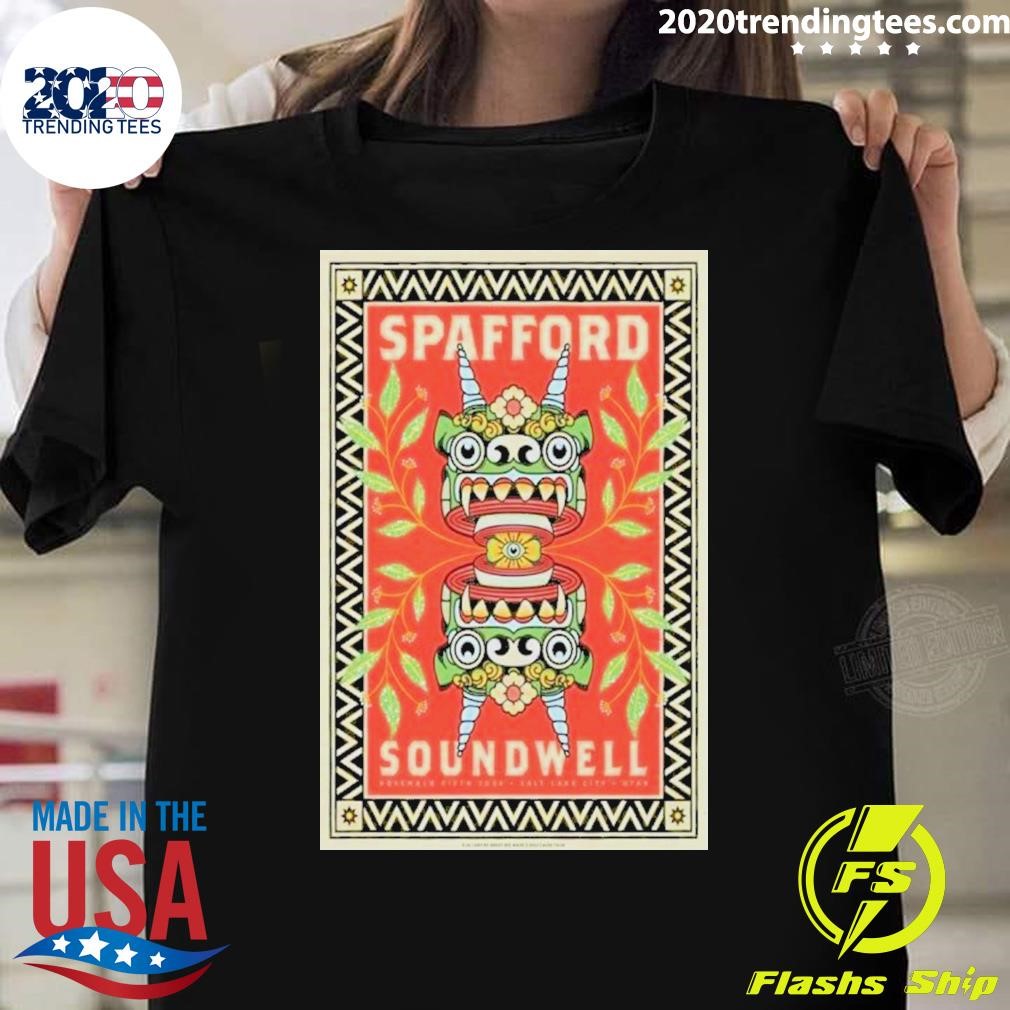 Premium Spafford Soundwell Salt Lake City, Ut Nov 5 2024 Tour Poster T-shirt