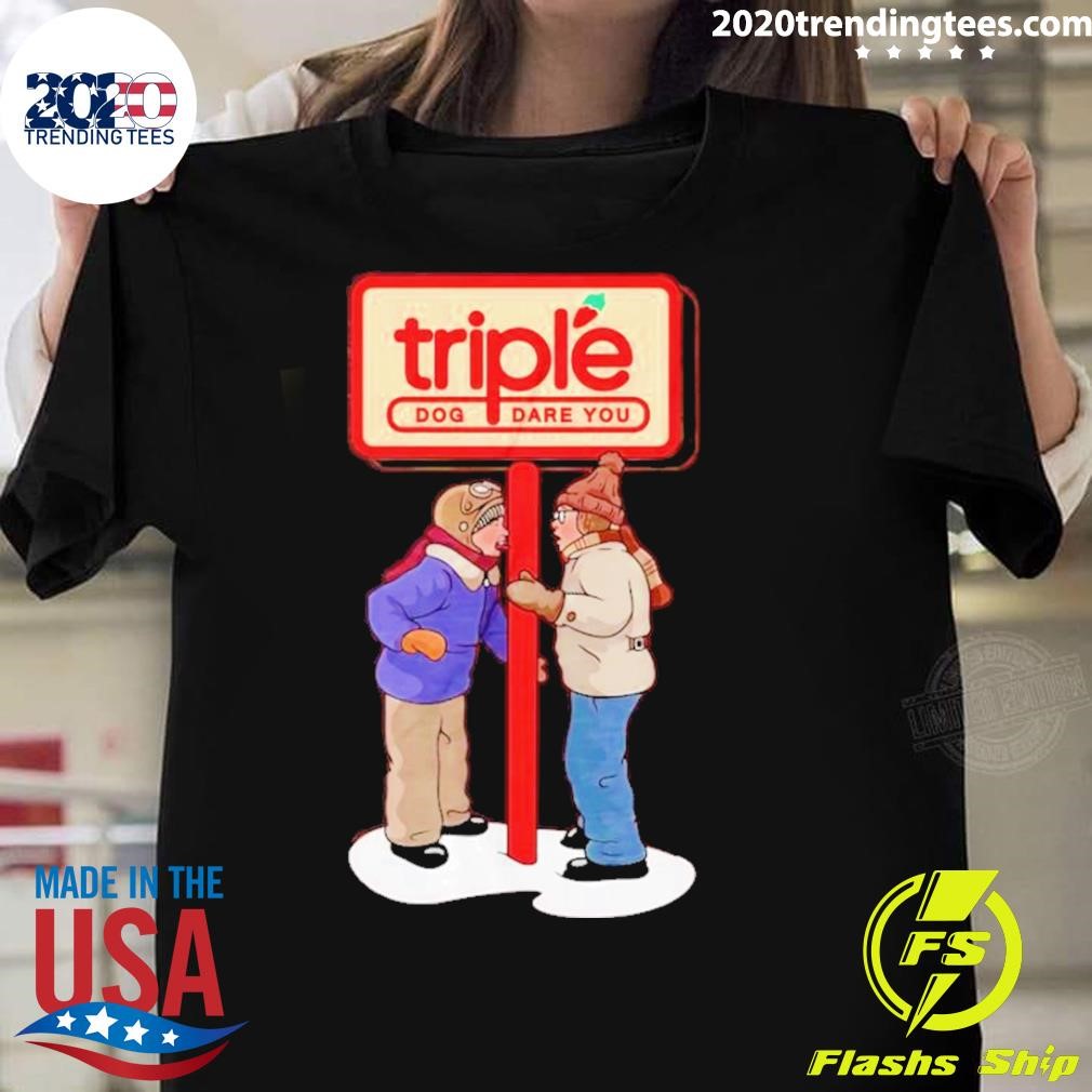 Premium Triple Dog Dare You A Christmas Story T-shirt