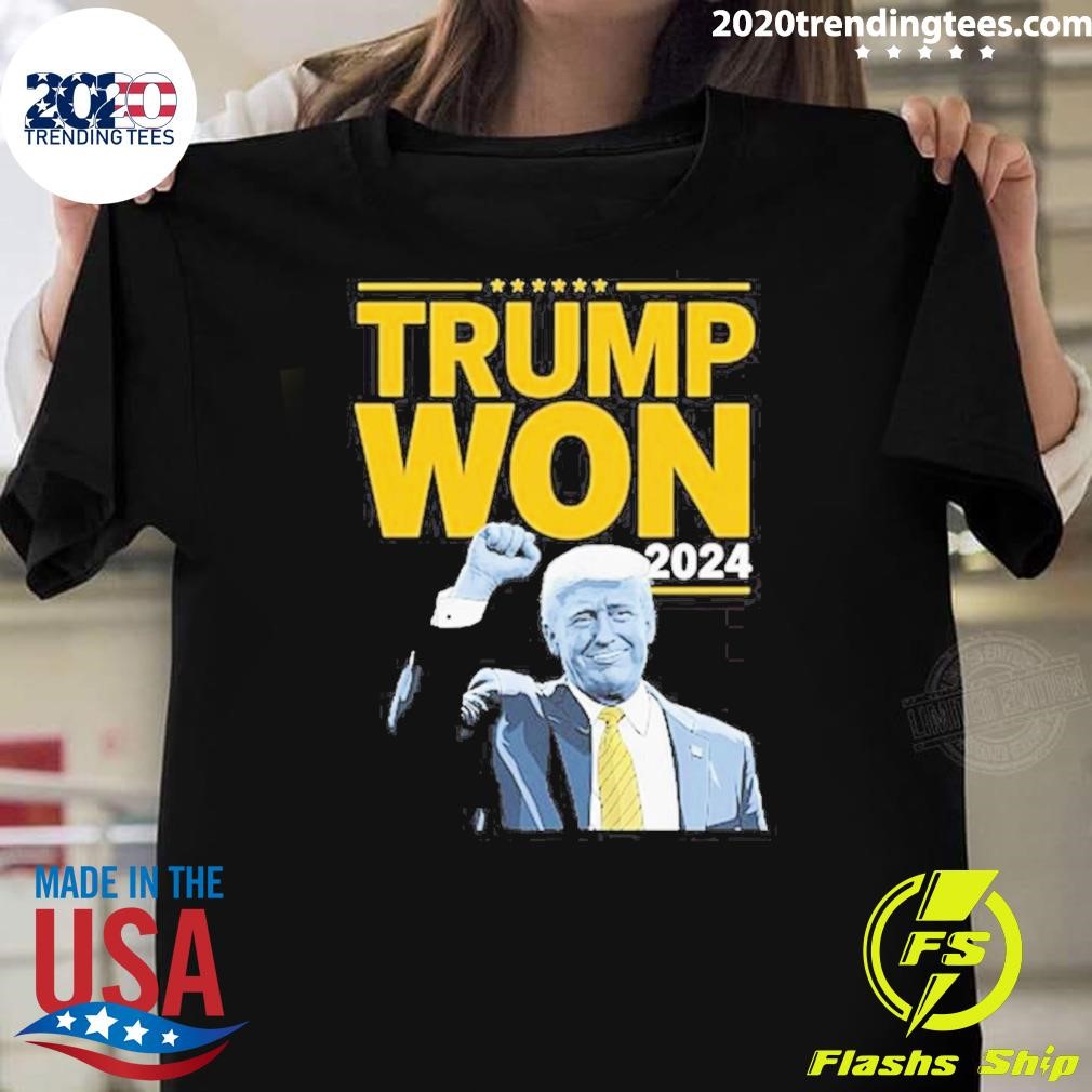 Premium Trump President Trump Won 2024 T-shirt