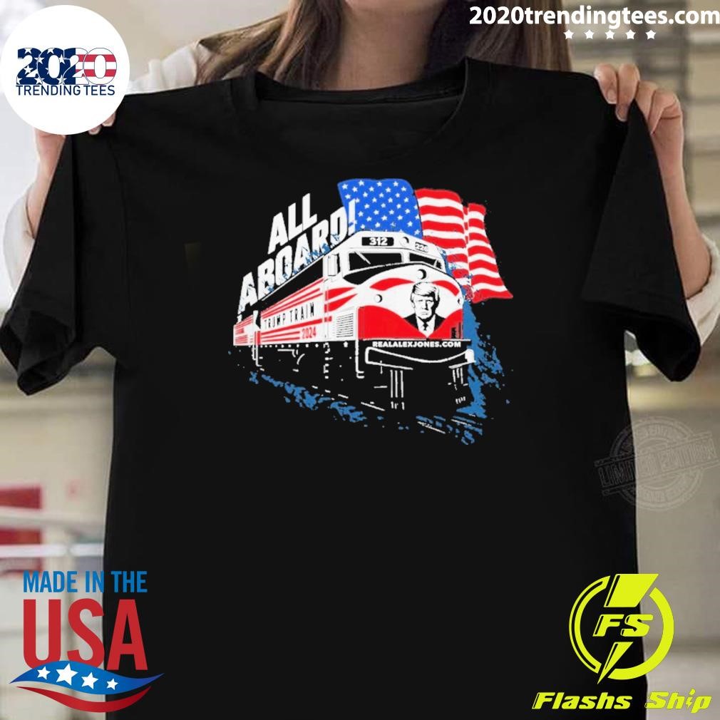 Premium Trump Train All Aboard T-shirt