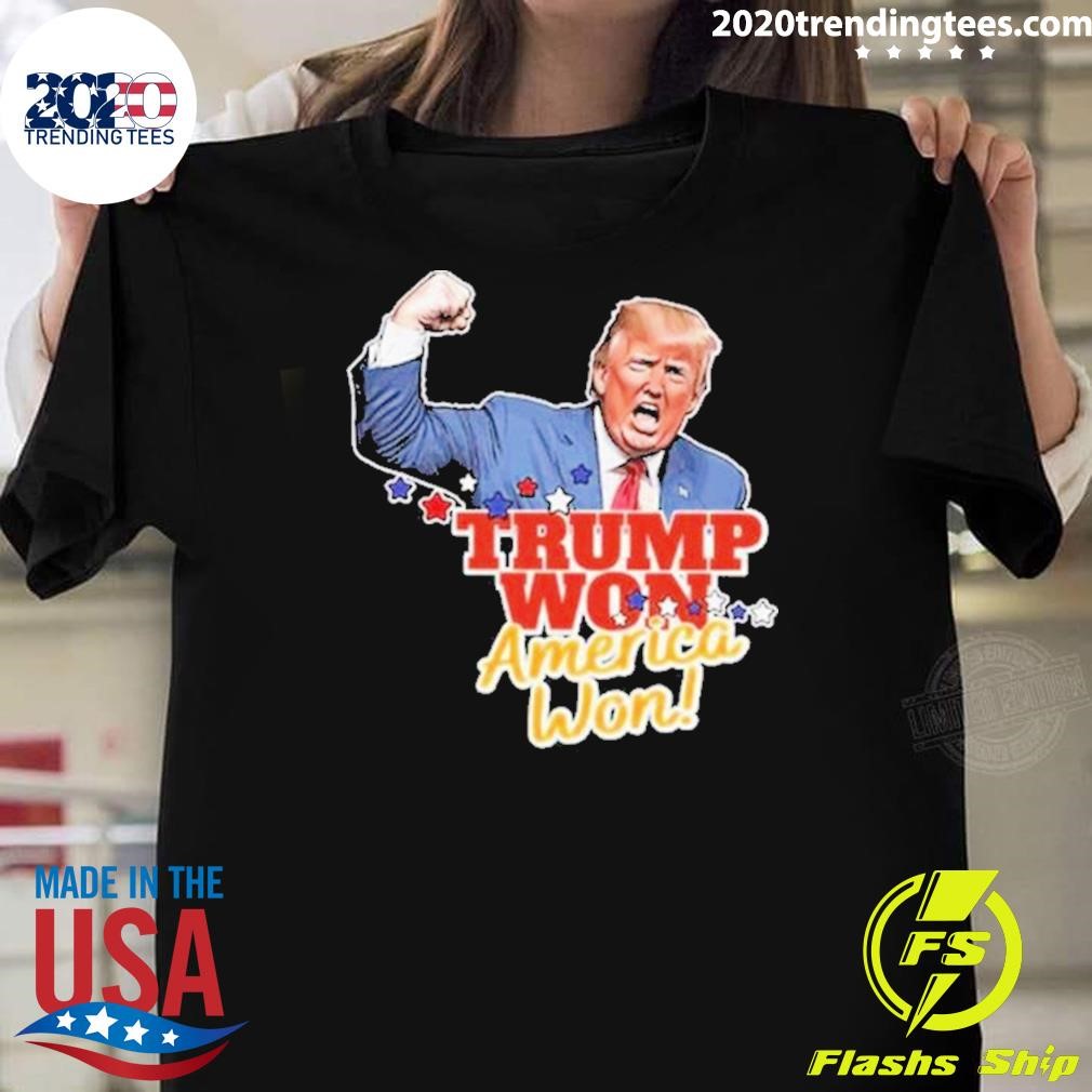 Premium Trump Won American Won 2024 T-shirt