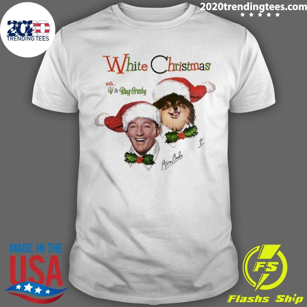 Premium White Christmas With V & Bing Crosby Bing Crosby Limited T-Shirt