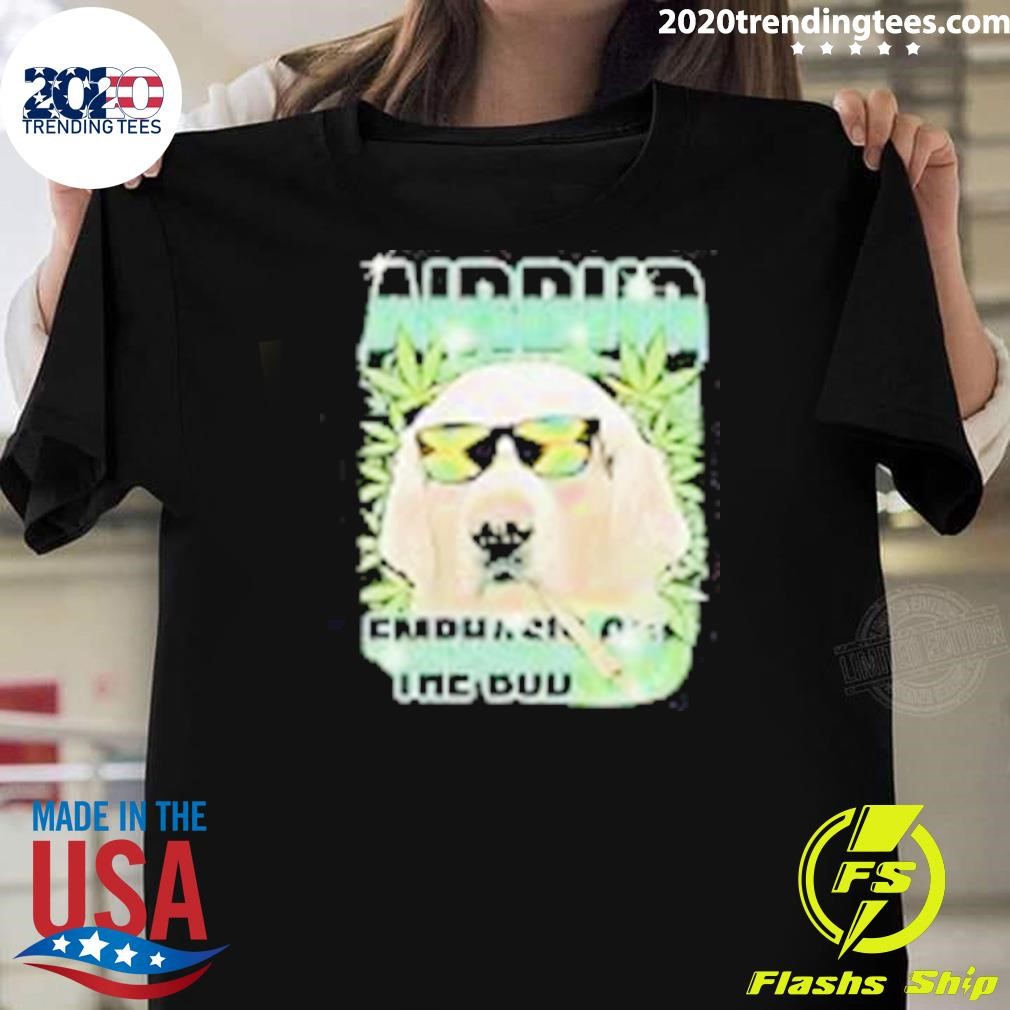 Top Airbud Emphasis On The Bud Rap 2024 T-shirt