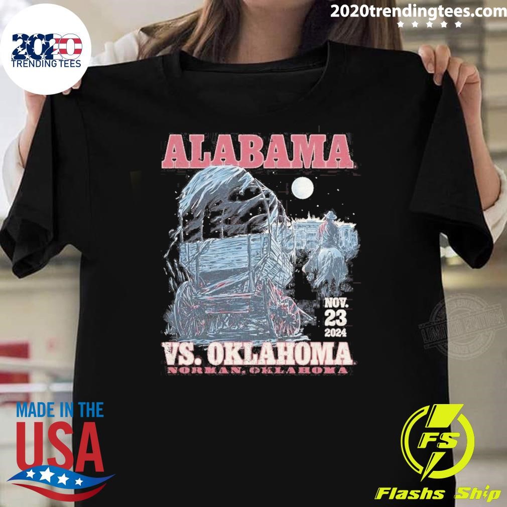 Top Alabama Vs Oklahoma Nov 23 2024 Norman Oklahoma T-Shirt