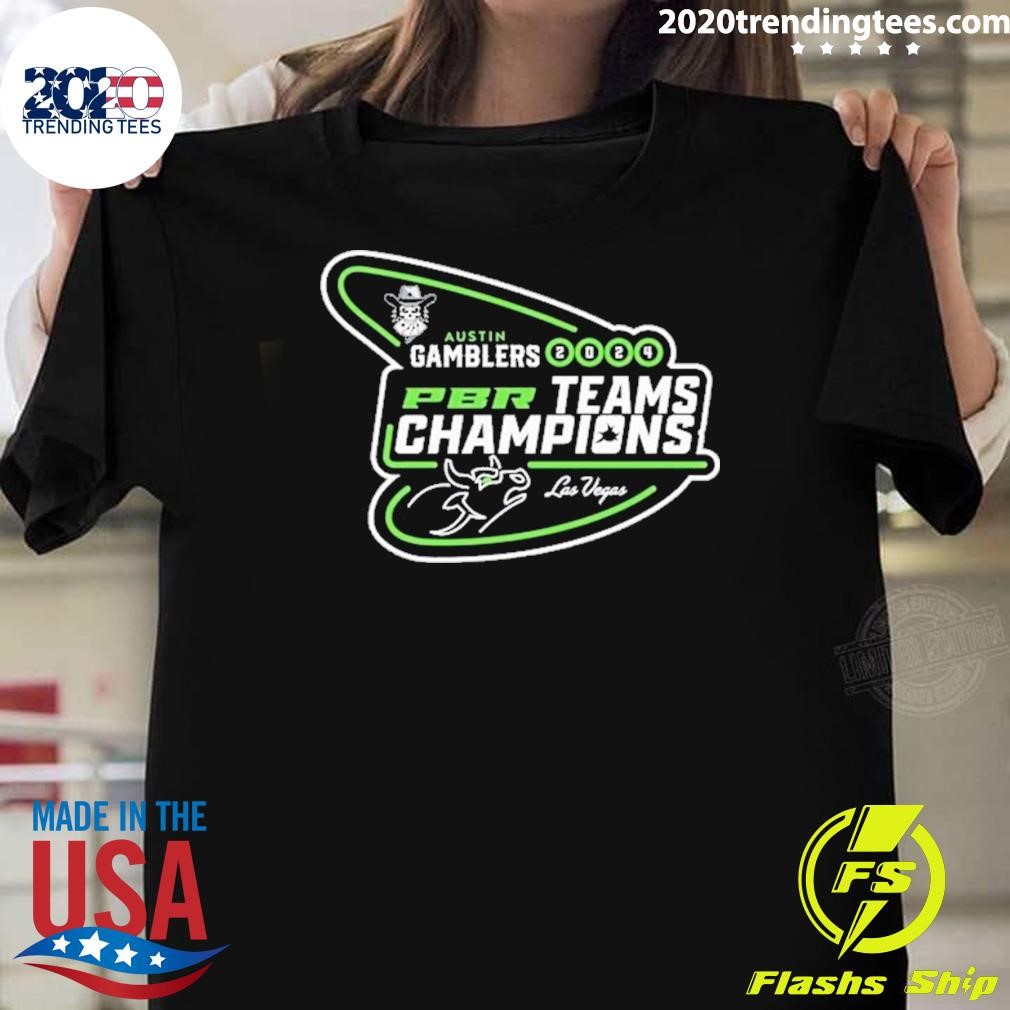 Top Austin Gamblers 2024 Pbr Teams Champions Las Vegas T-shirt