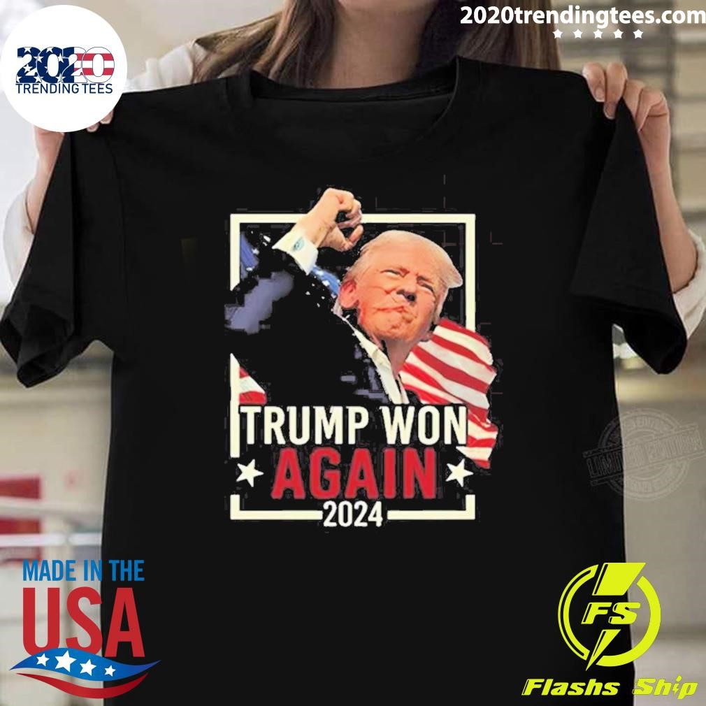 Top Congratulation Trump Won Again 2024 T-shirt