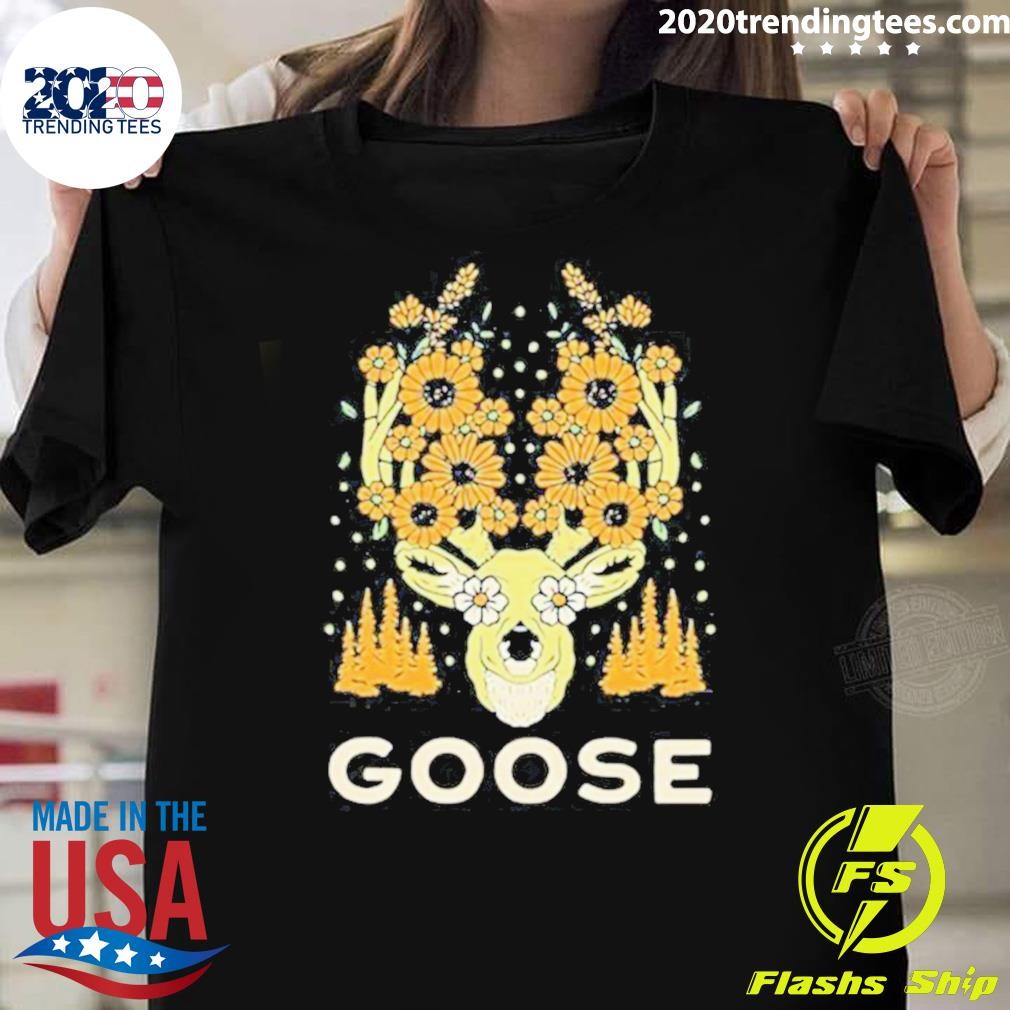 Top Goose Botanical Antlers T-shirt