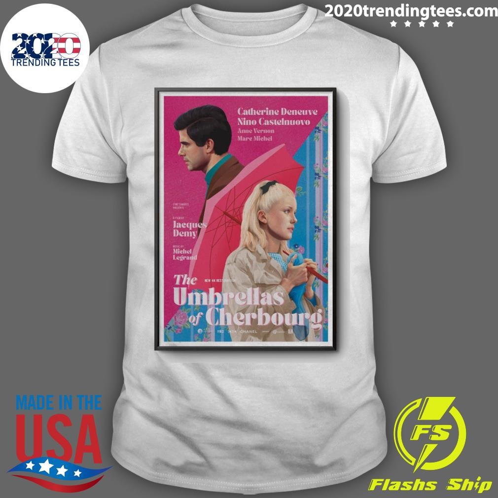 Top Jacques Demy The Umbrellas Of Cherbourg 2024 Tour Royal In LA T-shirt