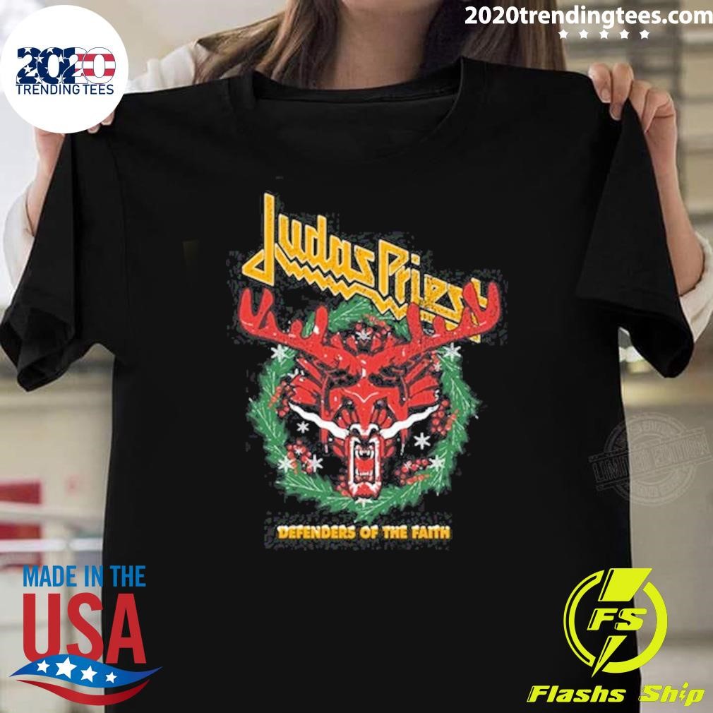 Top Judaspriest Defender Of The Faith Holiday T-shirt