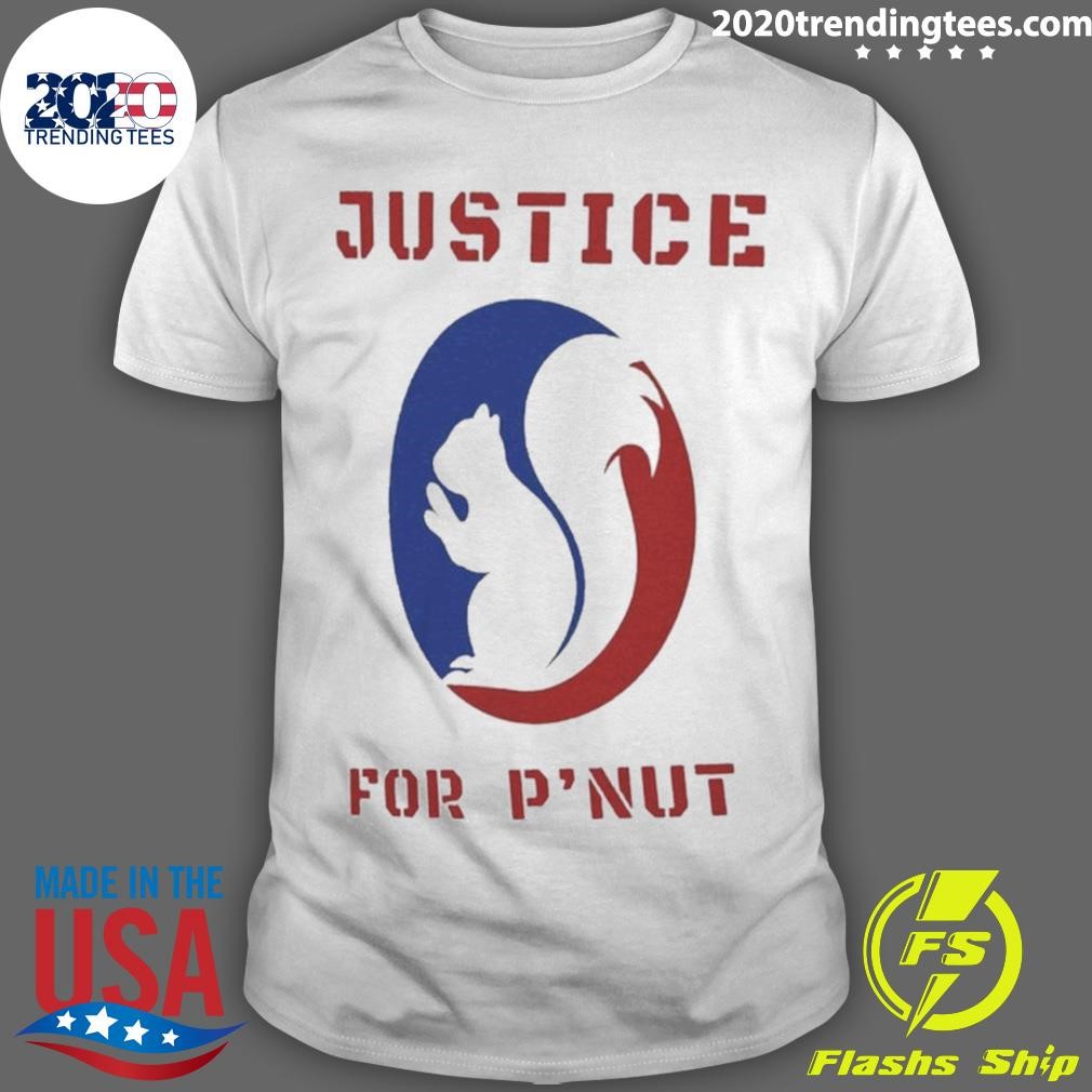 Top Justice For P’nut Squirrel 2024 T-shirt