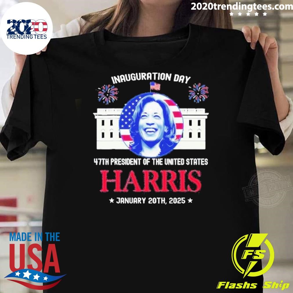 Top Kamala Harris Inauguration Day 47th President Of The United States Harris January 20th, 2025 T-shirt