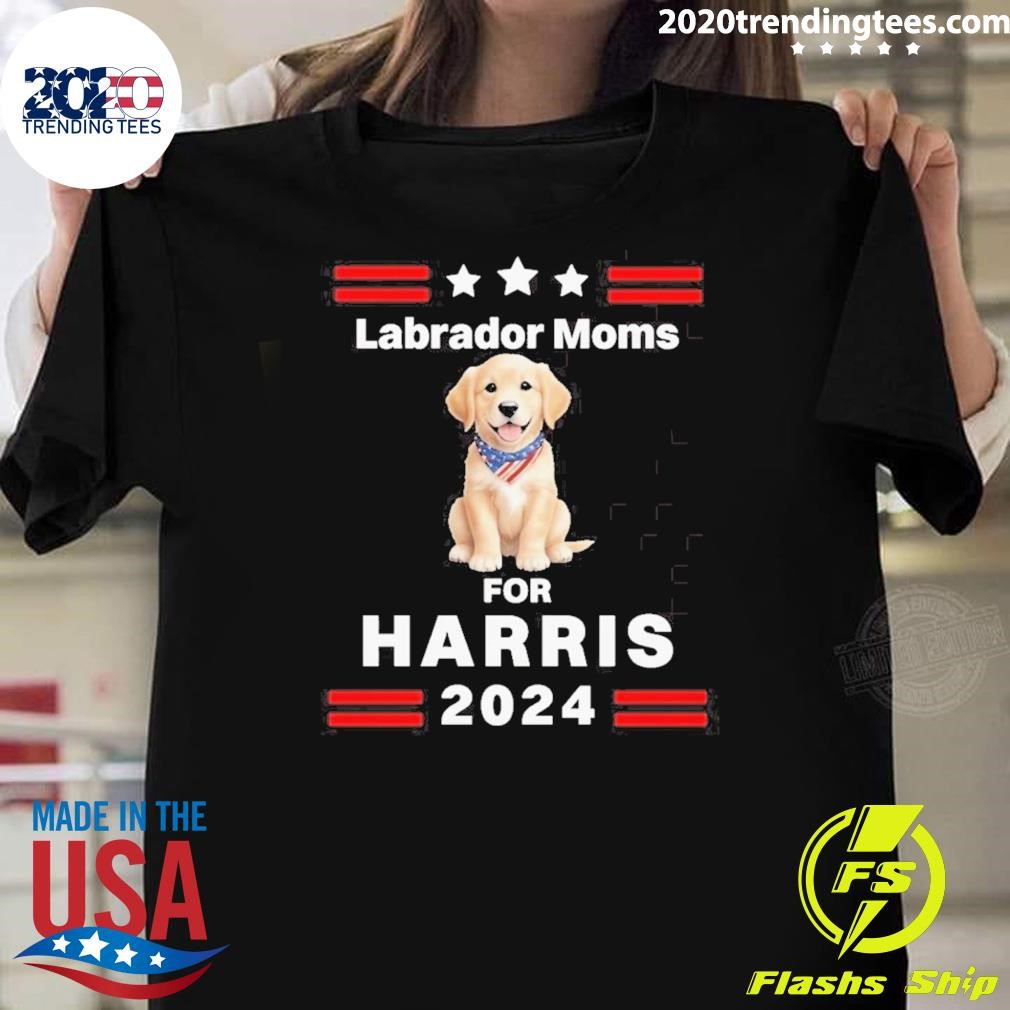 Top Labrador Mom For Harris 2024 T-shirt