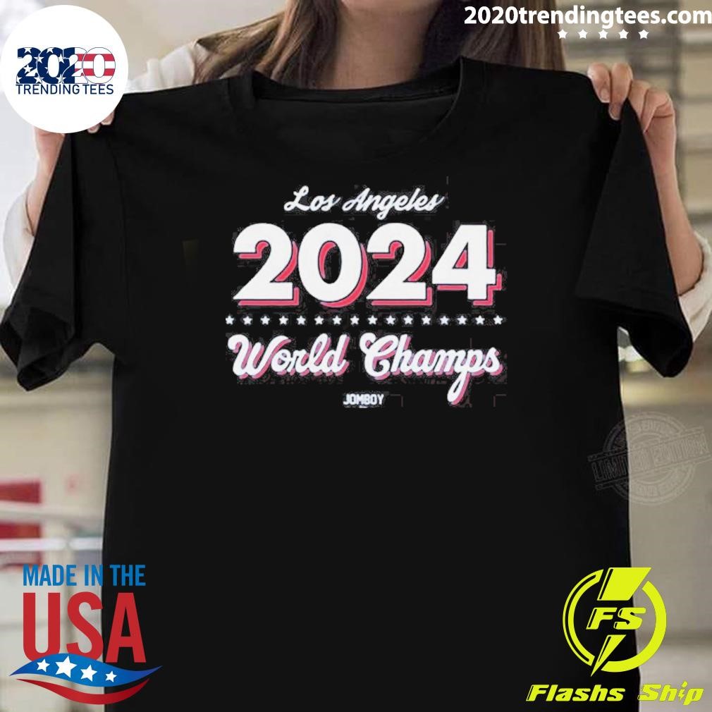 Top Los Angeles 2024 World Champs T-shirt