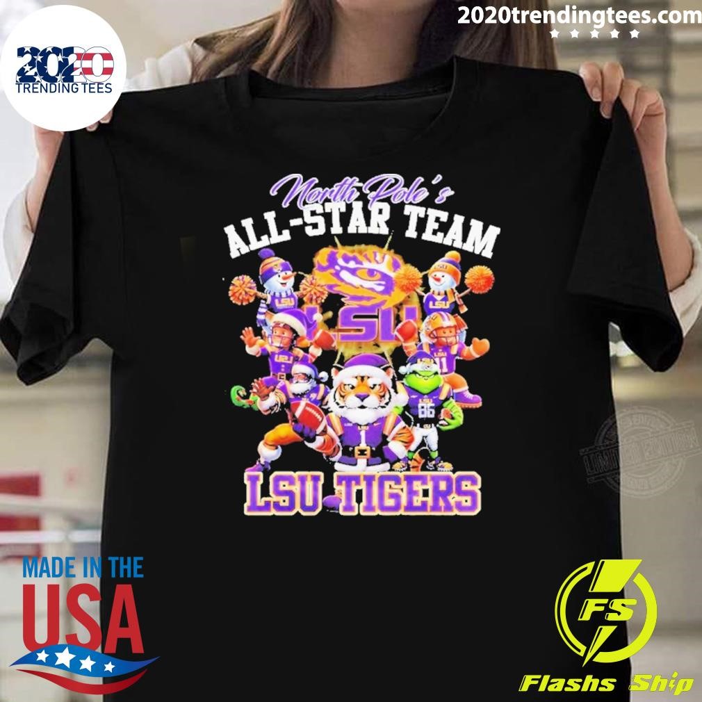 Top North Pole All-star Team Lsu Tigers Christians 2024 T-Shirt