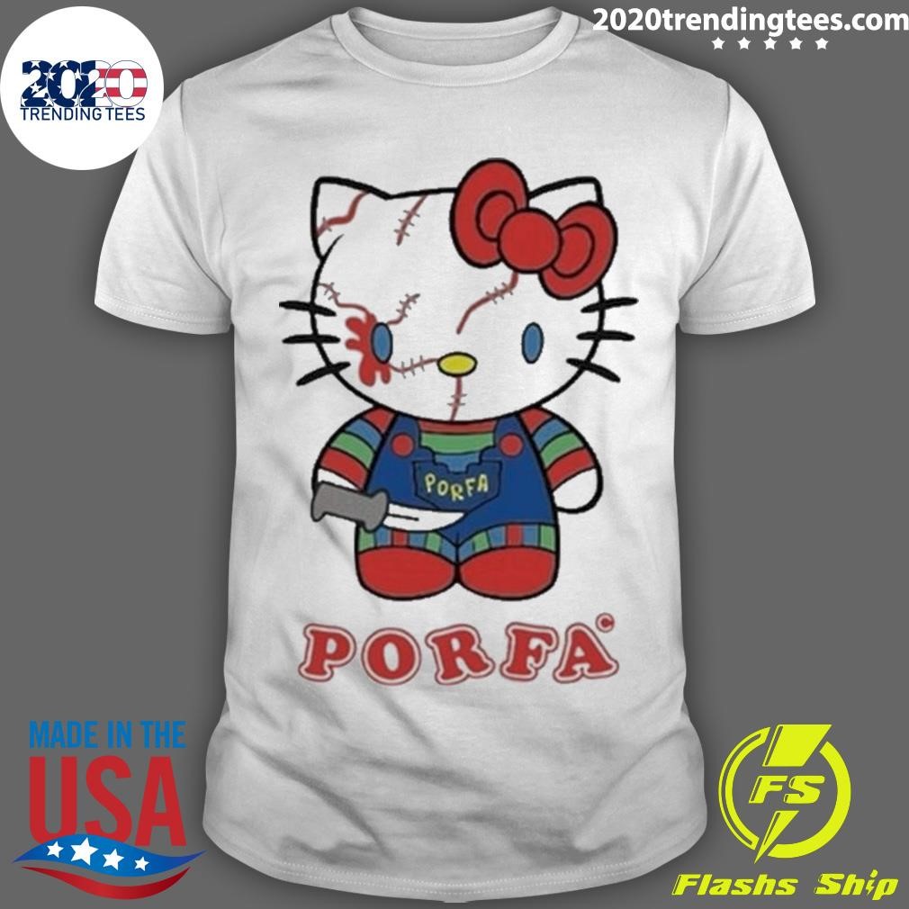 Top Porfa Hello Kitty Halloween 2024 T-Shirt