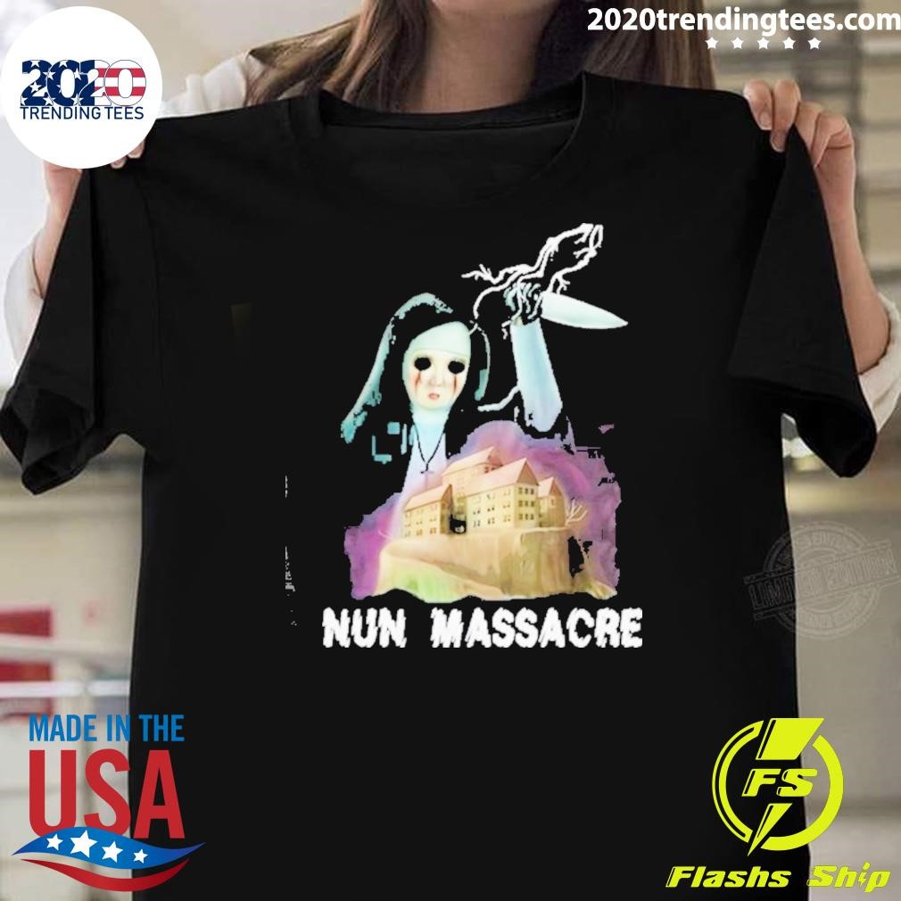 Top Puppetcombo Nun Massacre Nun Above T-Shirt