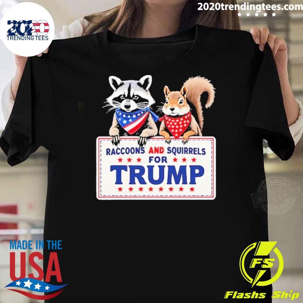 Top Raccoons And Squirrels P’nut The Squirrel Justice For P’nut 2024 T-shirt