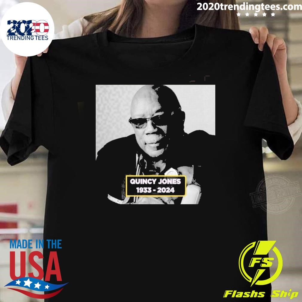 Top Rip Quincy Jones 1933-2024 T-shirt