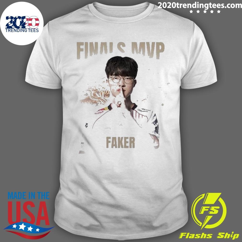 Top T1 Lol Faker Finals Mvp Worlds Champions 2024 Our Time Our Legancy T-shirt